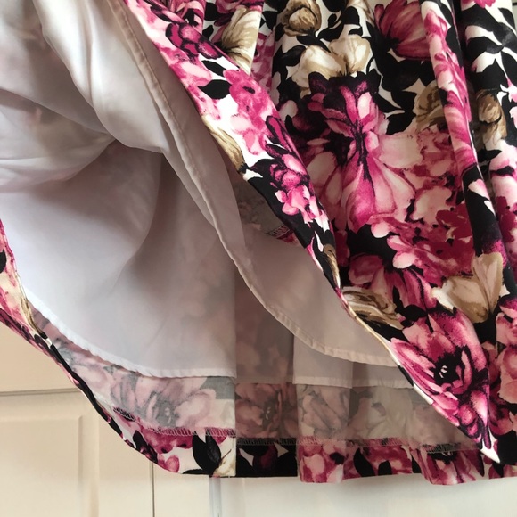 White House Black Market Floral Dress Size 00 - Picture 5 of 6